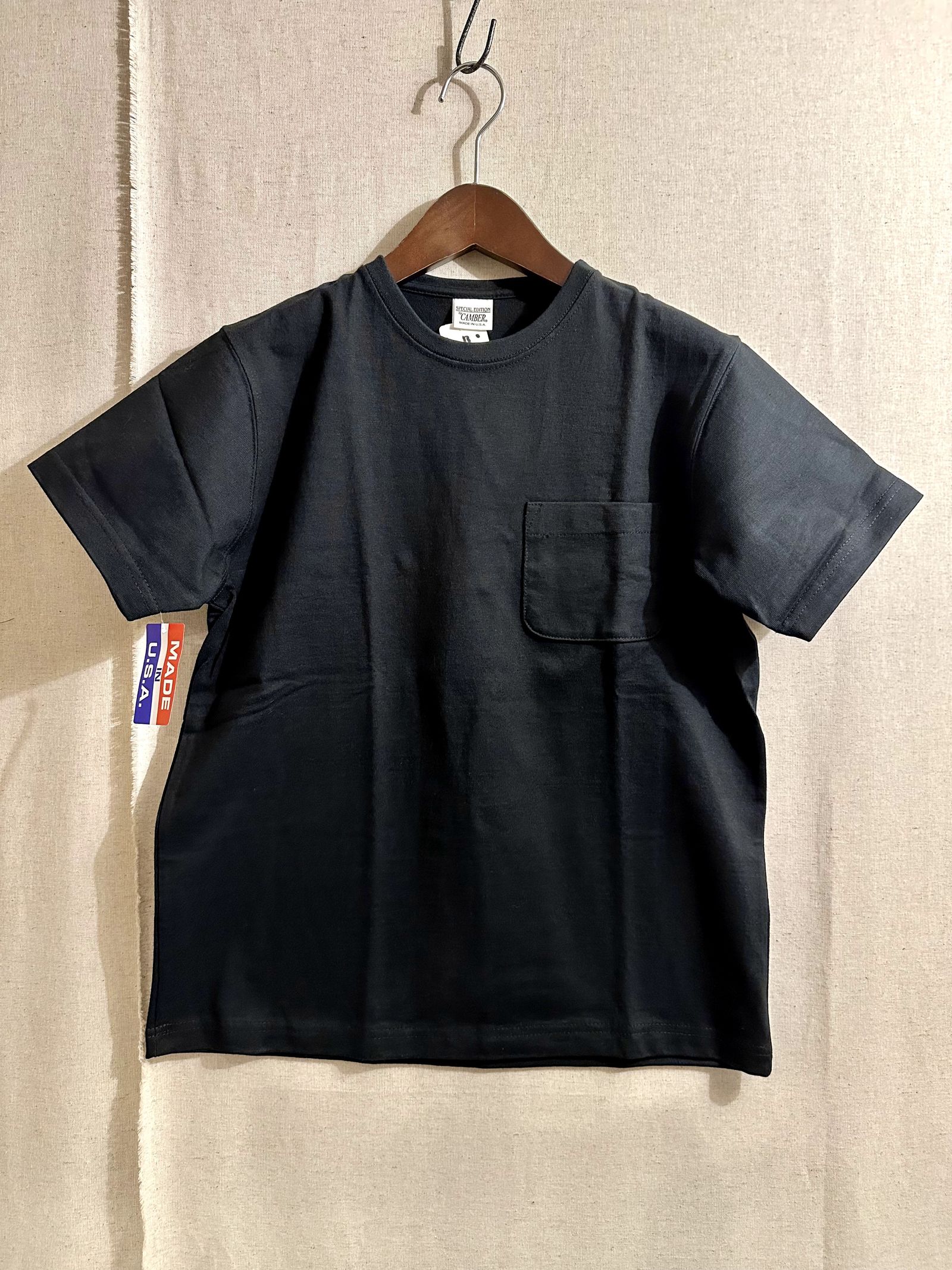 ホワイトラベル コットン 半袖 ラウンドTシャツ_BLACK 半袖 コットン ジャカード Tシャツ BLACK LABEL SS23 オフ