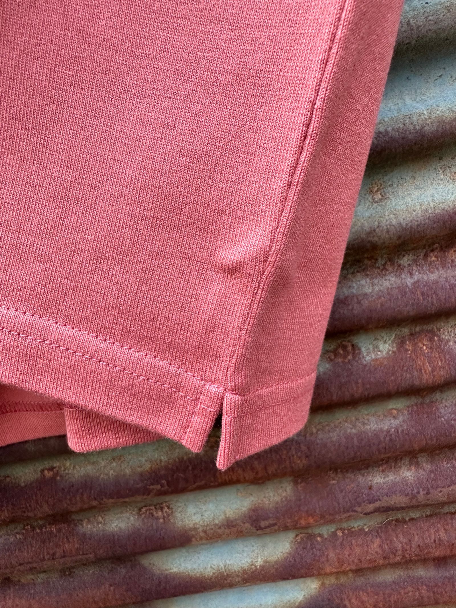 te500 / SUMMER KNIT PK T-SHIRTS / サマーニット / ポケットTシャツ / PASSION RED