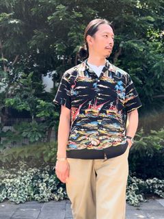 DK39040 / SPECIAL EDITION “FISHING BOAT”  半袖レーヨンシャツ / アロハシャツ / ハワイアン / スペシャル