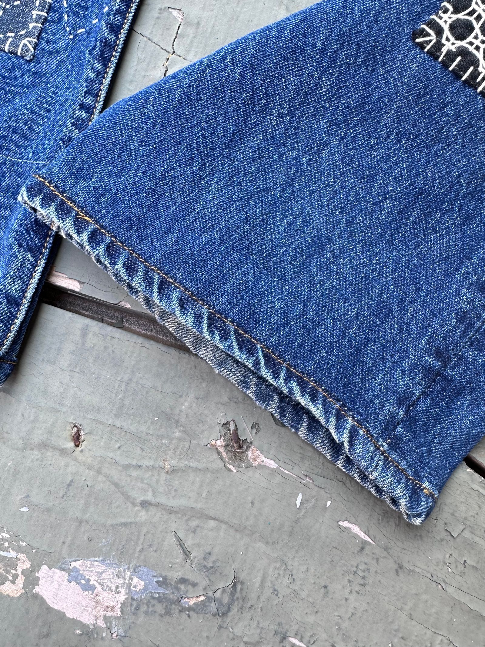Nasngwam. - SASHIKO EASY DENIM PANTS / サシコイージーデニム