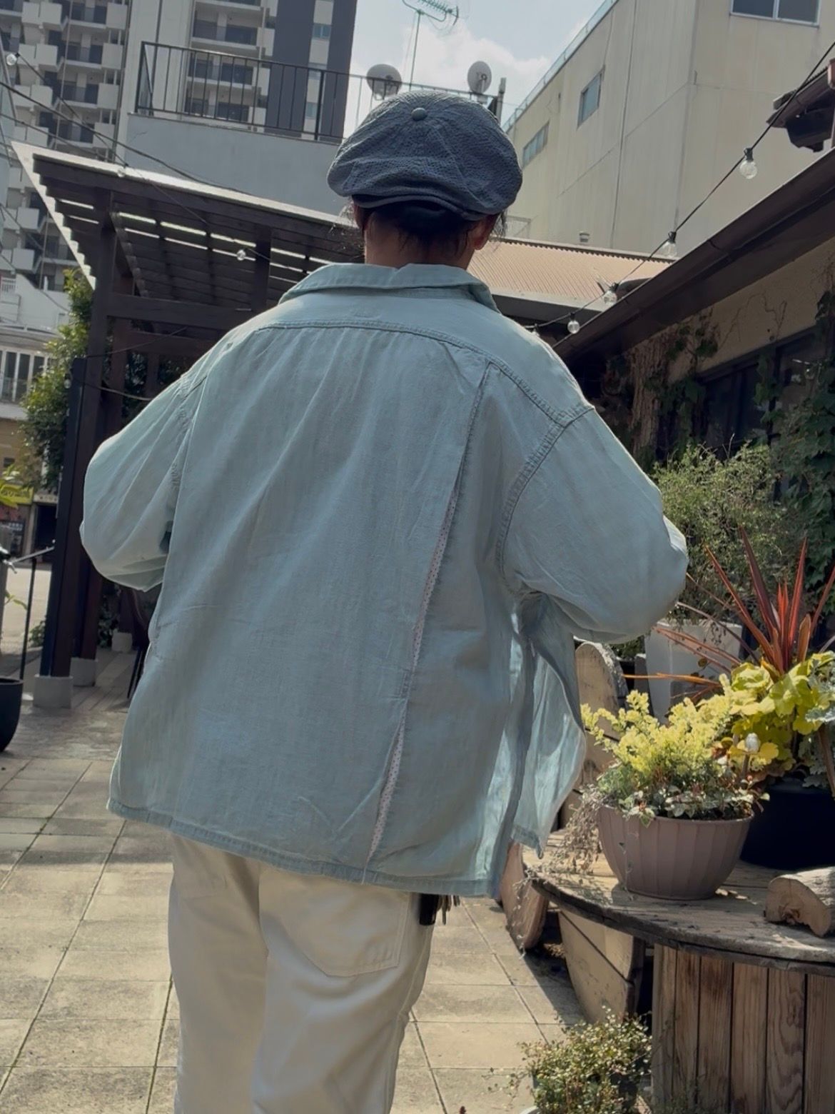 IMPRESTORE / "PORTMAN " LS / オープンカラーシャツ / シャンブレー