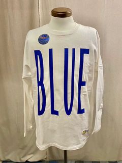 RUSSELL × BLUEBLUE / フットボールロングスリーブTシャツ/ ホワイト
