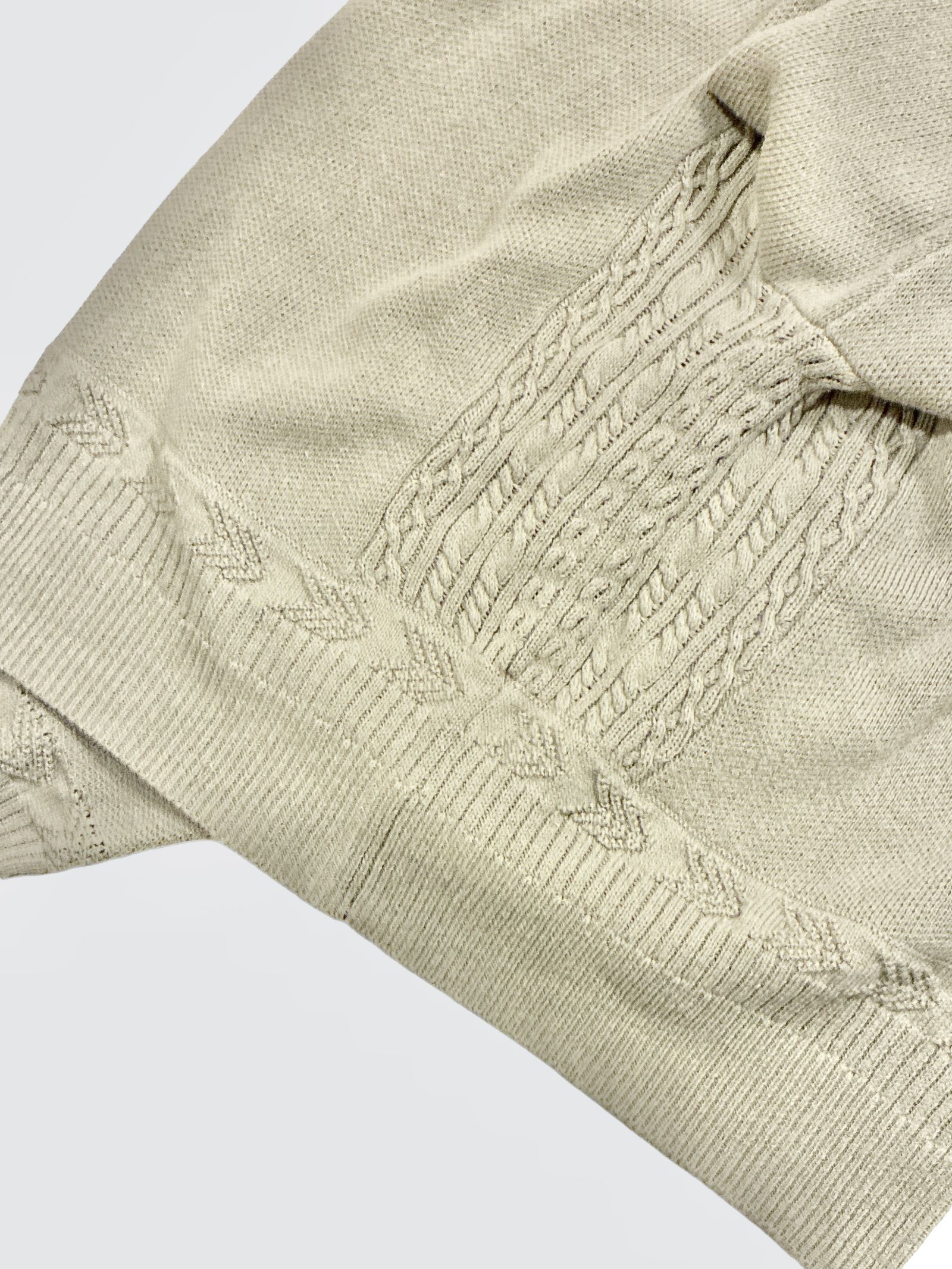 ACTUALLY PARKA / ニットパーカー / グレージュ / ナスングワム