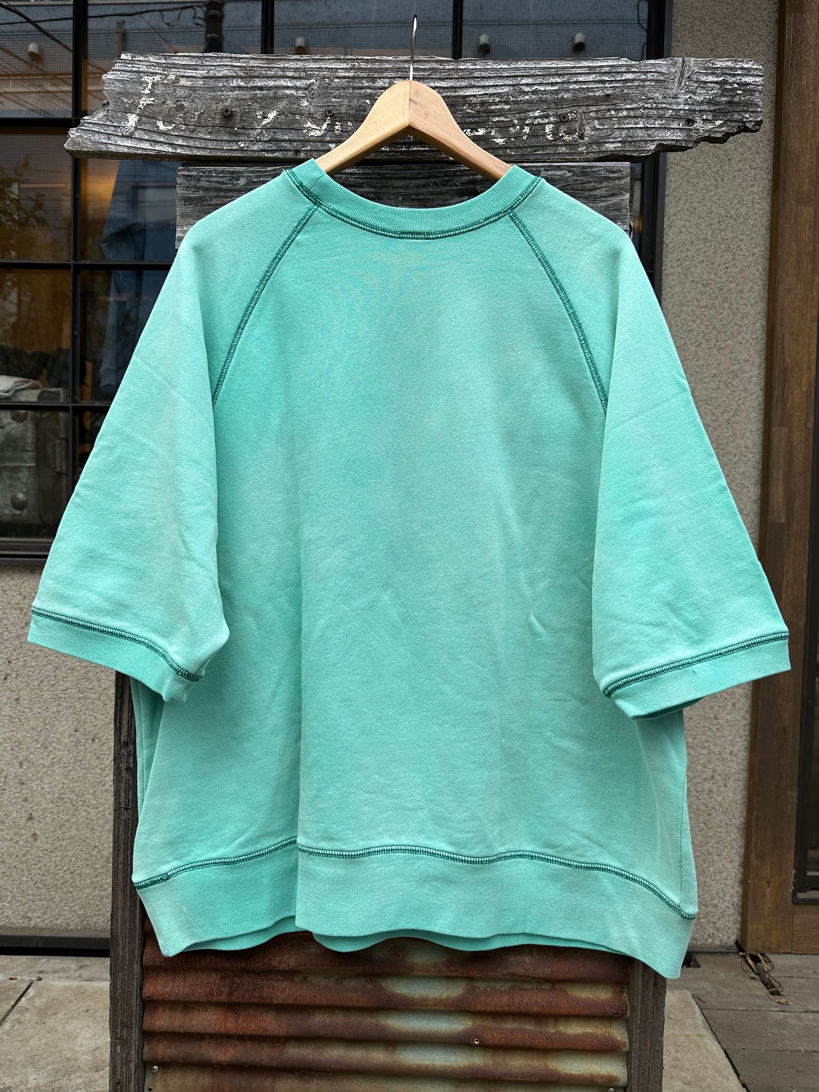 SCREEN STARS / スクリーンスターズ / Sunburned sweat tee / 半袖スウェットTシャツ / グリーン / ティファニーブルー