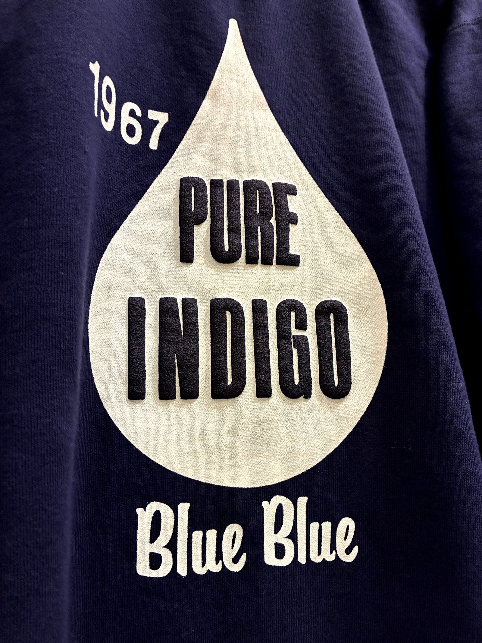 BLUE BLUE インディゴドロップ BB クルーネックスウェット/ ネイビー / ブルーブルー