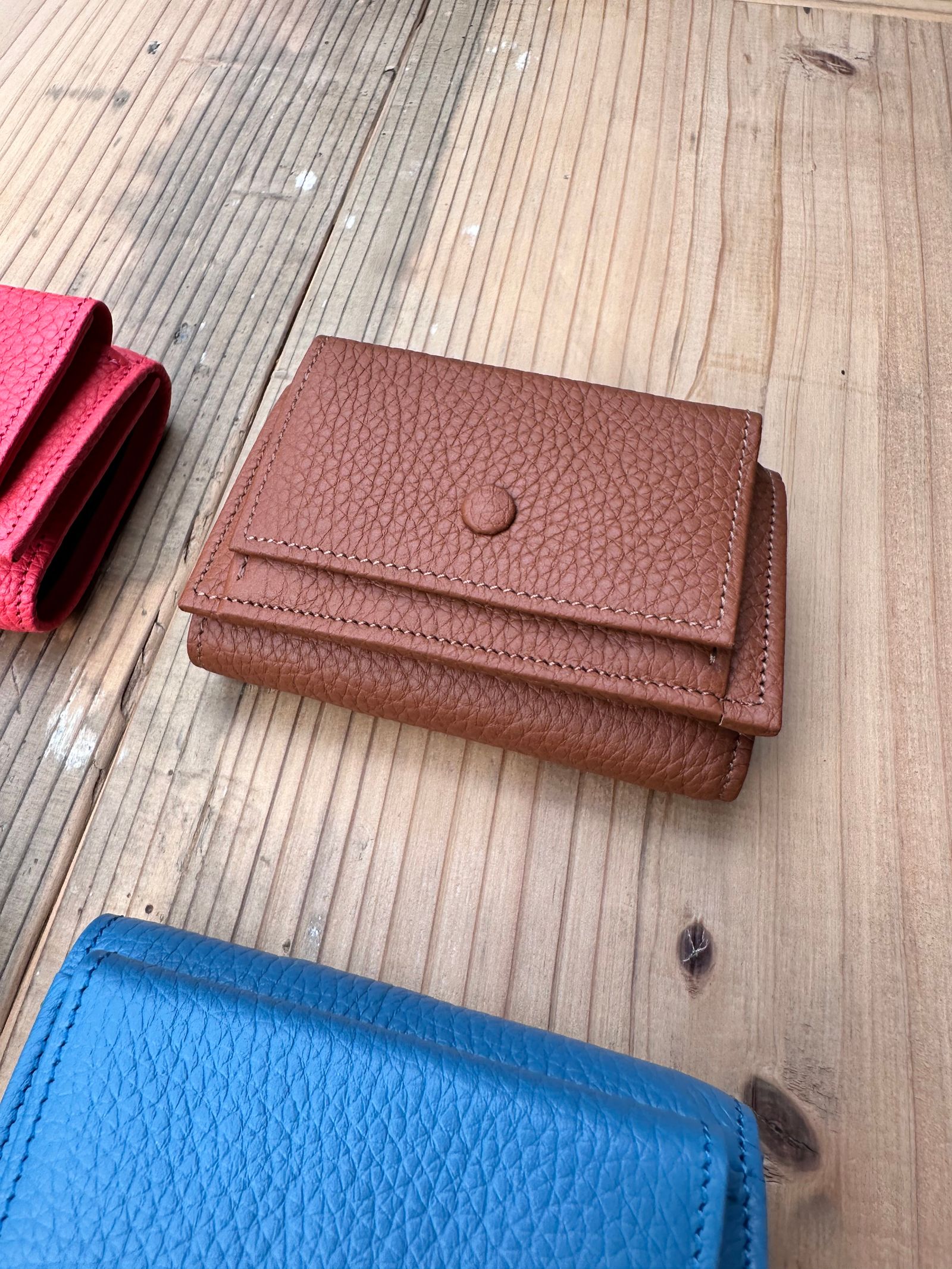 TAURILLON Compct Wallet / トリヨンラグーン コンパクトウォレット / GOLD (ブラウン)