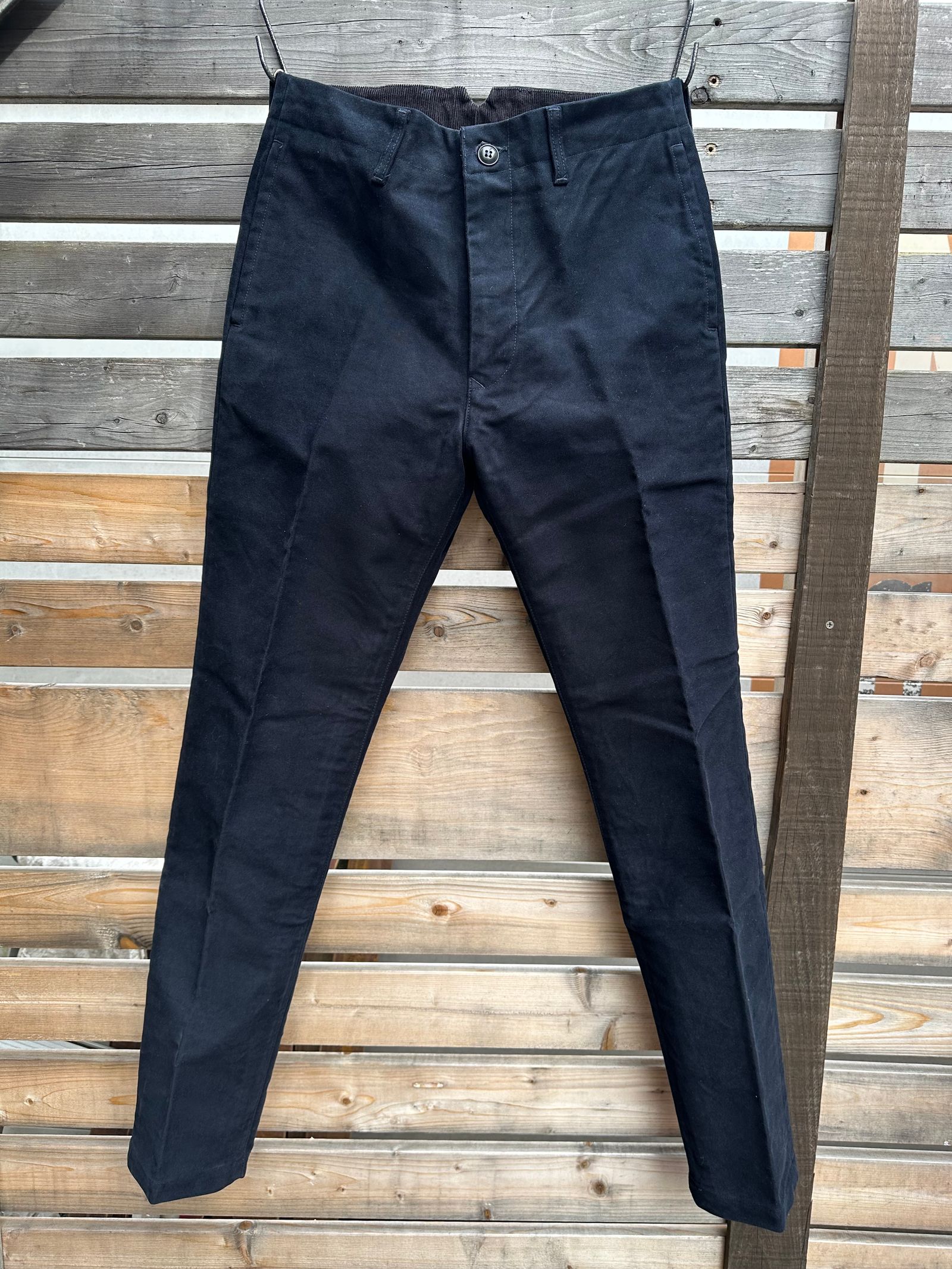 【関税込み】Nothing Written ネイビー Mailo トラウザーズ SH エスエイチ NEAT FOR SH EXCLUSIVE TROUSERS ニート
