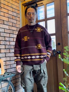 DENE KNIT / バーガンディー