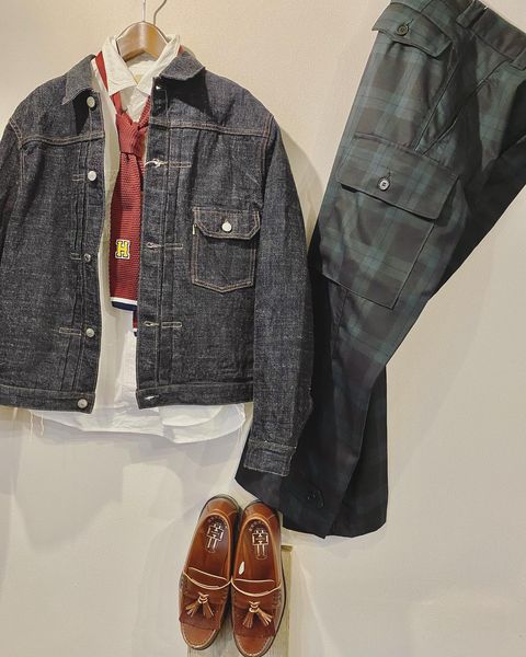 STYLE NO. 18 ブラックウォッチのカーゴパンツ②
