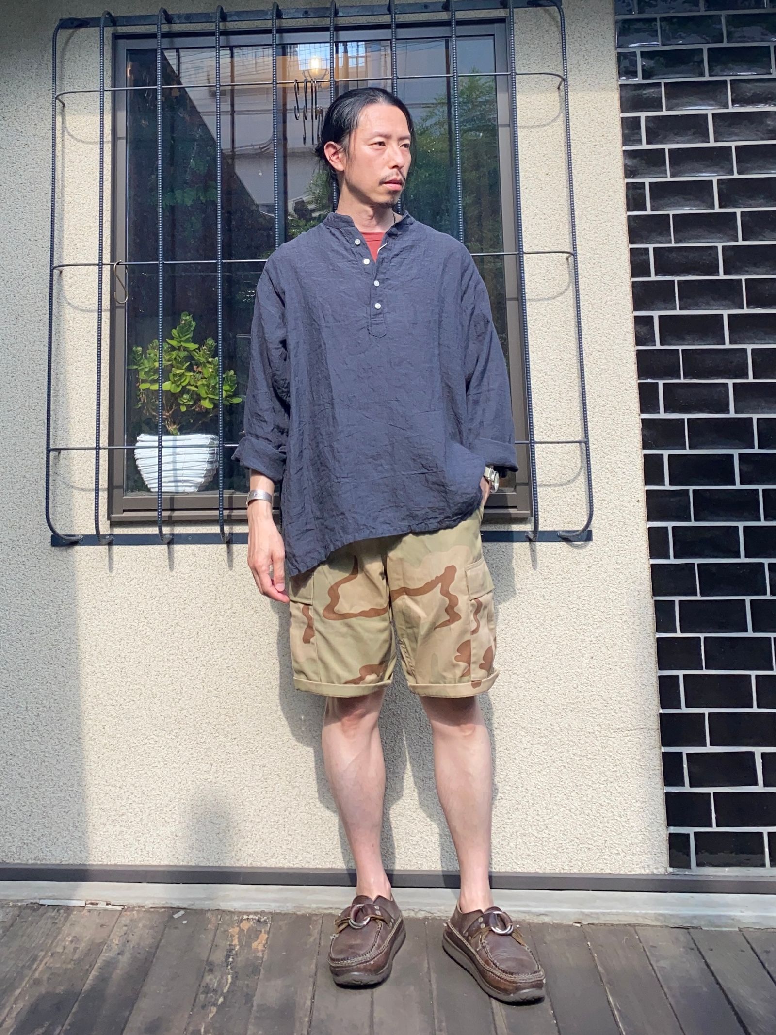 ナスングワム × スピナーベイト / RUI SHIRTS  / チャコール