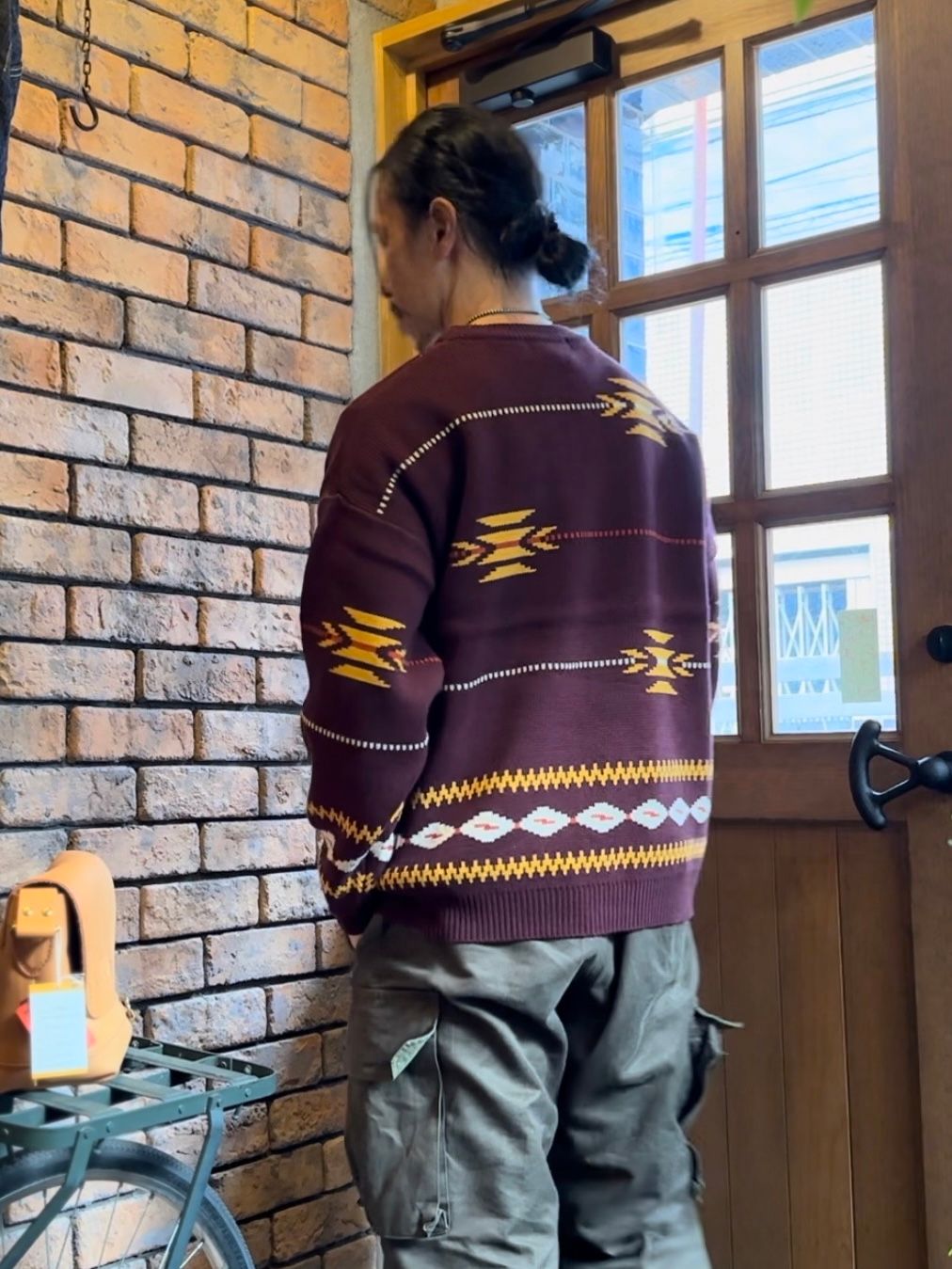 DENE KNIT / バーガンディー