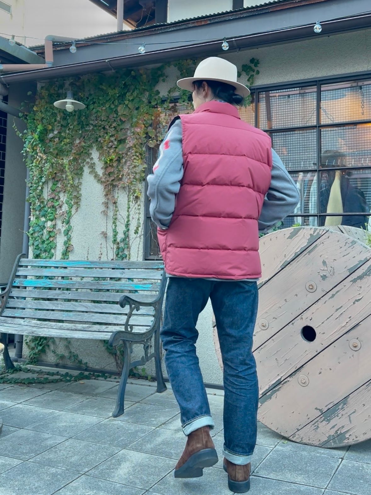 ダウンベスト / 6712 DOWN VEST / ワイン