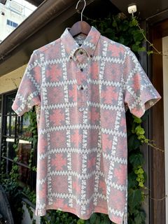 サンサーフ / COOLMAX 鹿の子プルオーバーBDシャツ”HAWAIIAN QUILT”