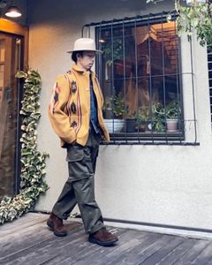 NATIVE AMERICAN WOOL BLANKET JACKET / ブランケットジャケット / チマヨ / ネイティブ柄 / ベージュ / SC14992