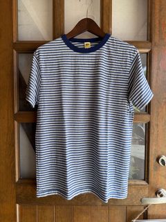 LATE 90's DEADSTOCK STRIPE TEE / マルチボーダーTシャツ / ブルー