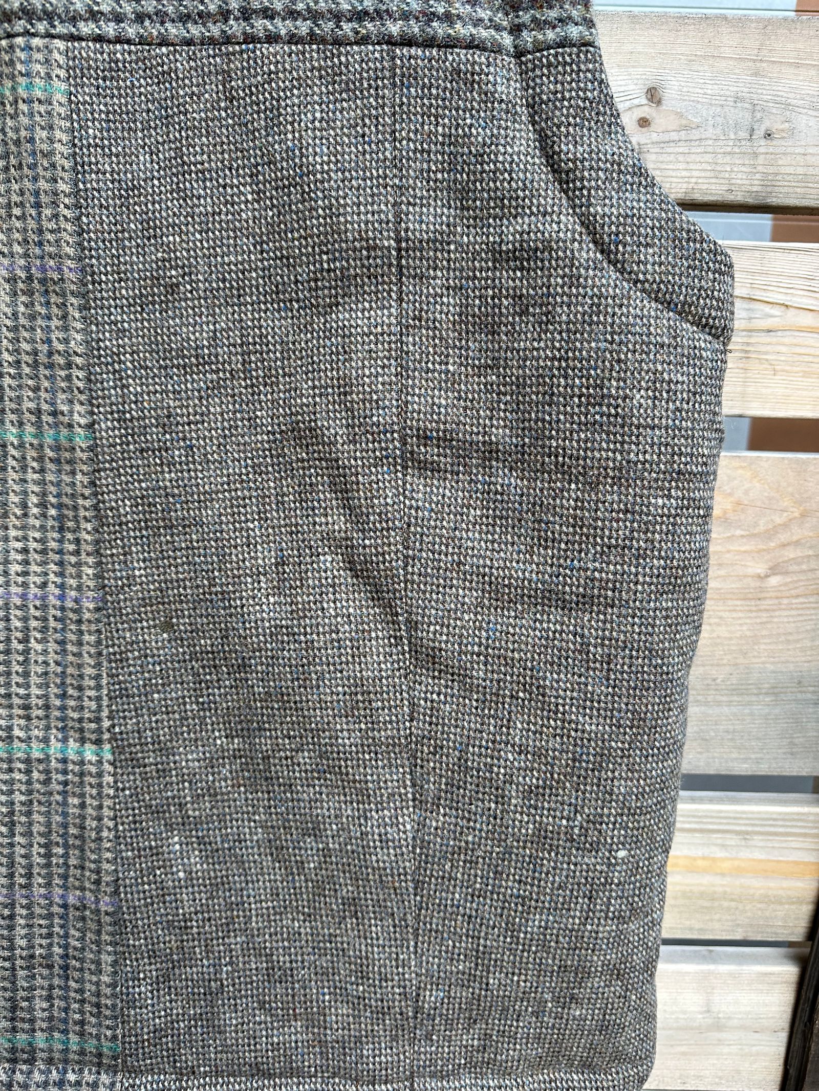 ARTISAN VEST / アルチザンベスト / リバーシブル / ツイード / ブラウンL