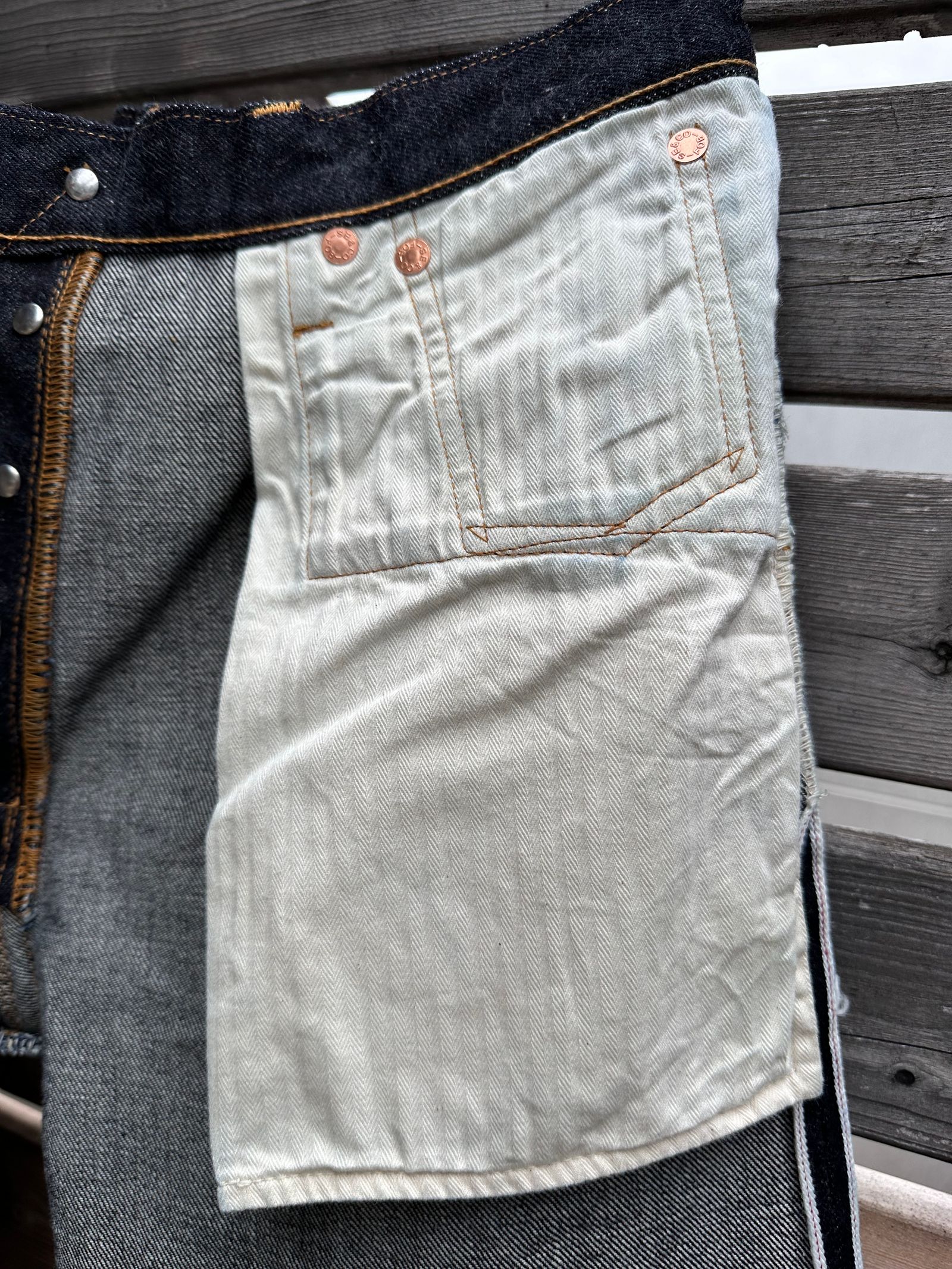 F165 / セルビッジ ガレージデニム5P / SELVEDGE GARAGE DENIM 5P