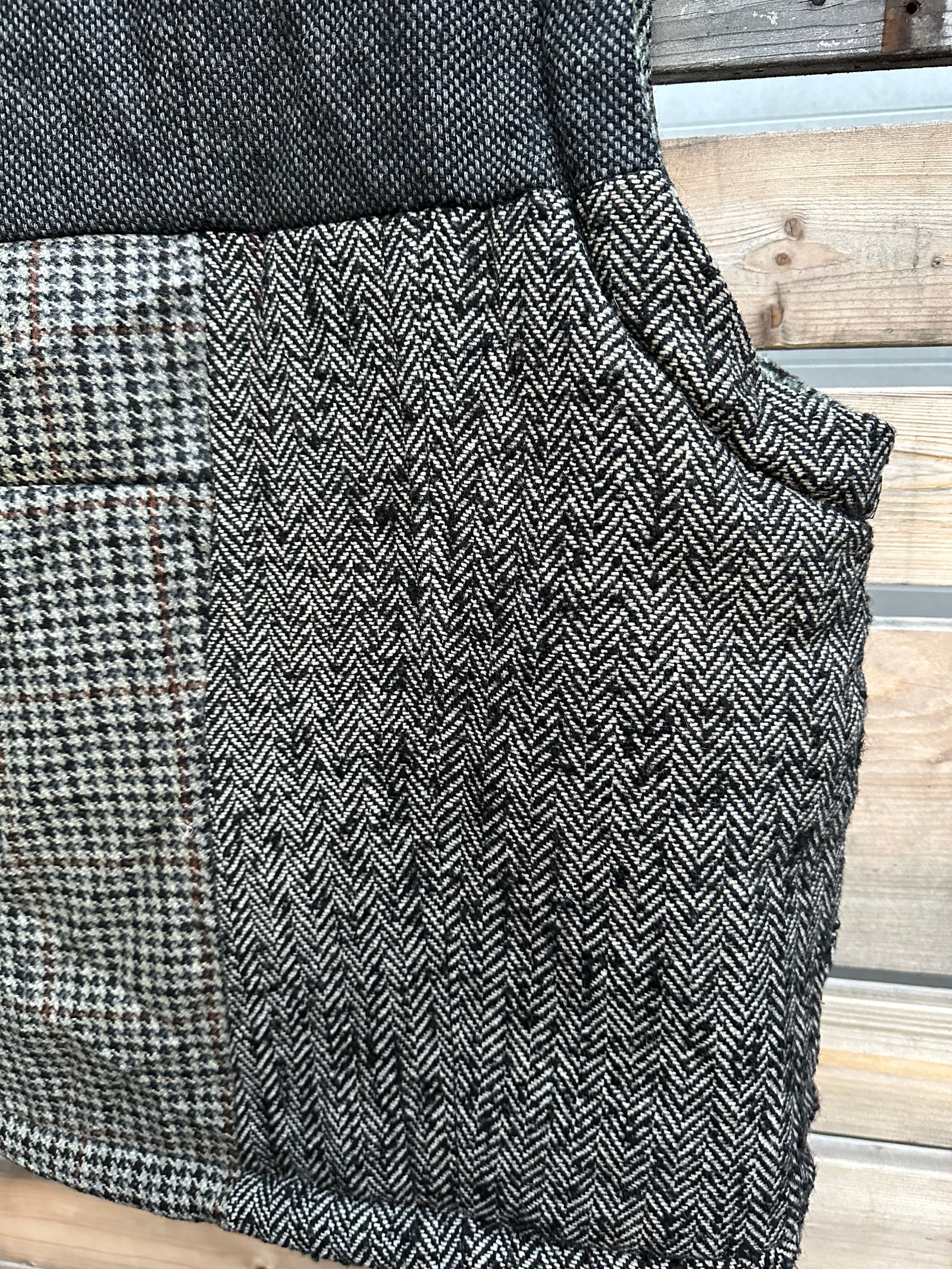 ARTISAN VEST / アルチザンベスト / リバーシブル / ツイード / ブラックM