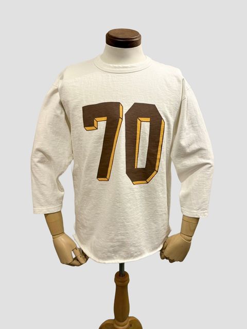 WELL JERSEY BB TEE(70S) ベースボールT/ ホワイト / ユニゾンスペシャル