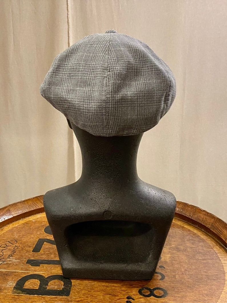 グレンチェックハンティングキャップ / グレー / ハイアー