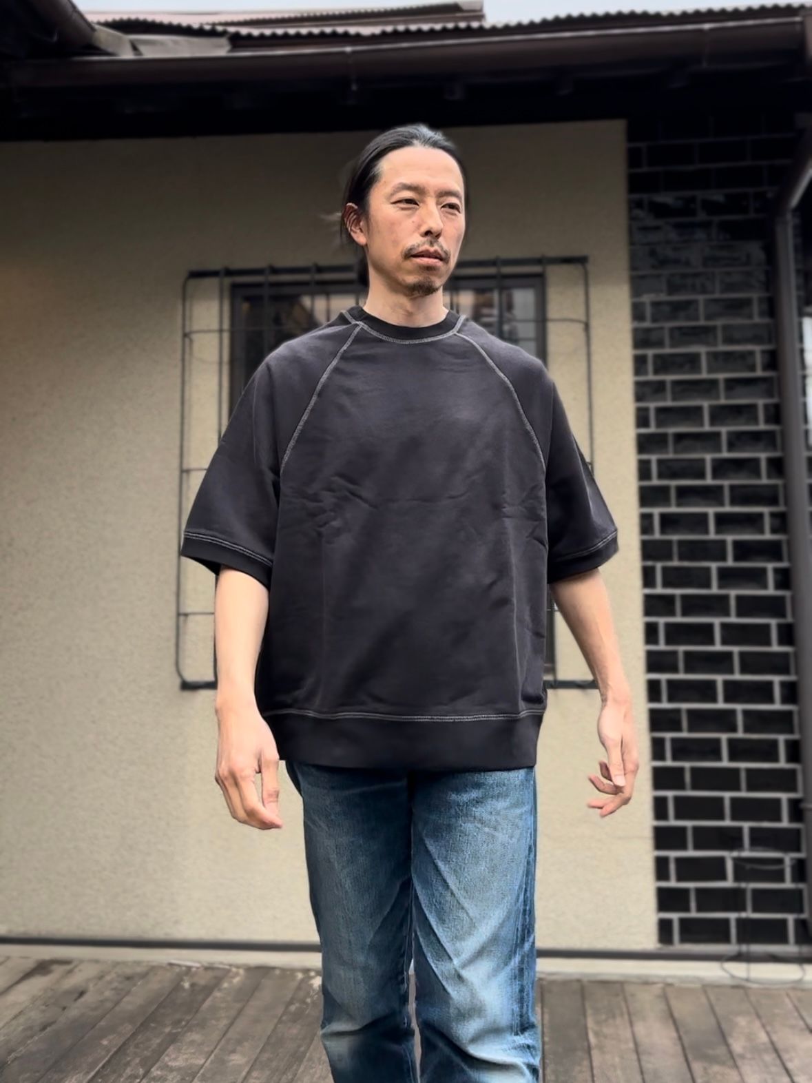 SCREEN STARS / スクリーンスターズ / Sunburned sweat tee / 半袖スウェットTシャツ /  ブラック