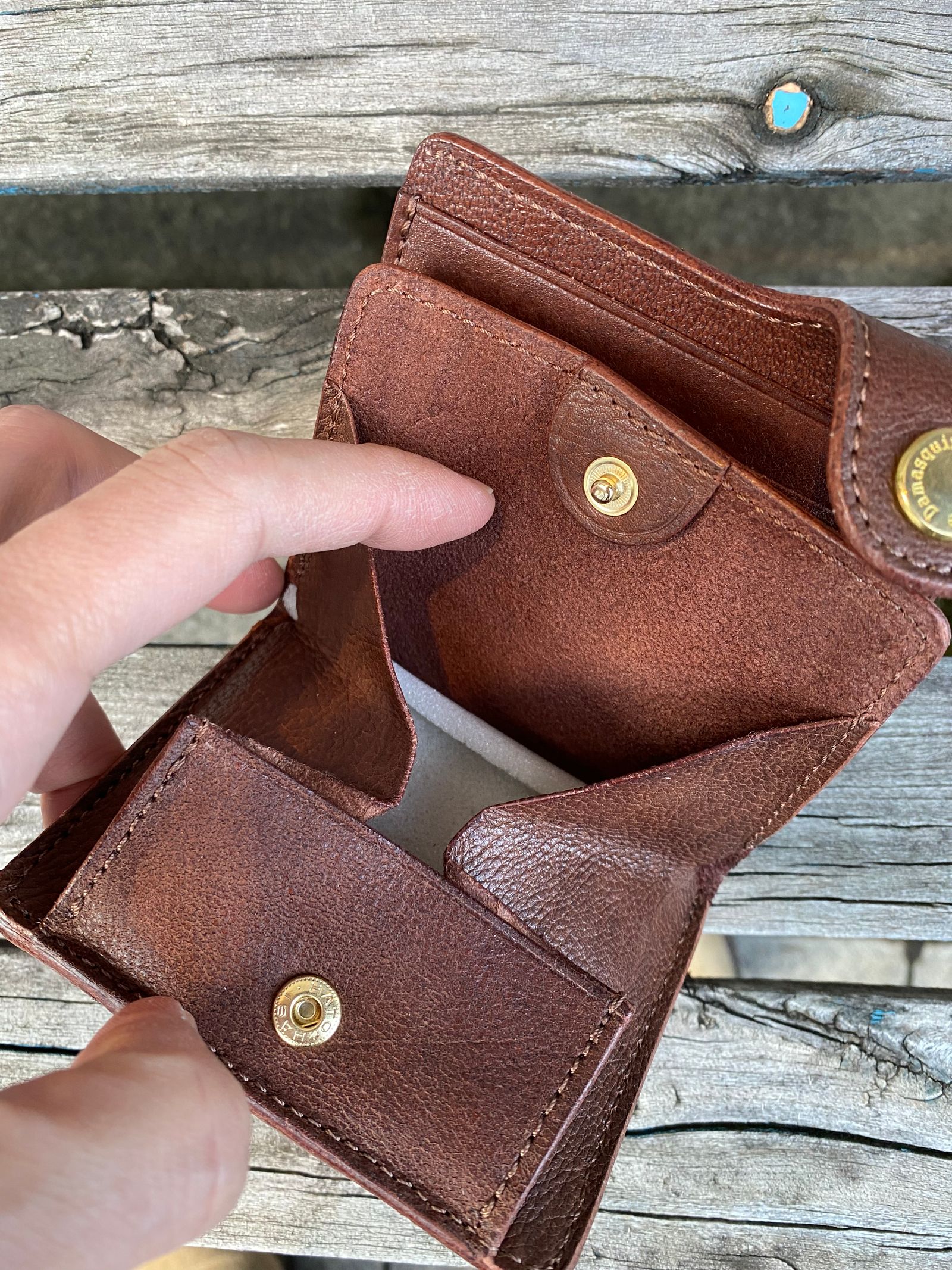 ナスングワム × ダマスキーナ / Nasngwam.×damasquina / LONESTAR WALLET ロンスターウォレット / ブラウン