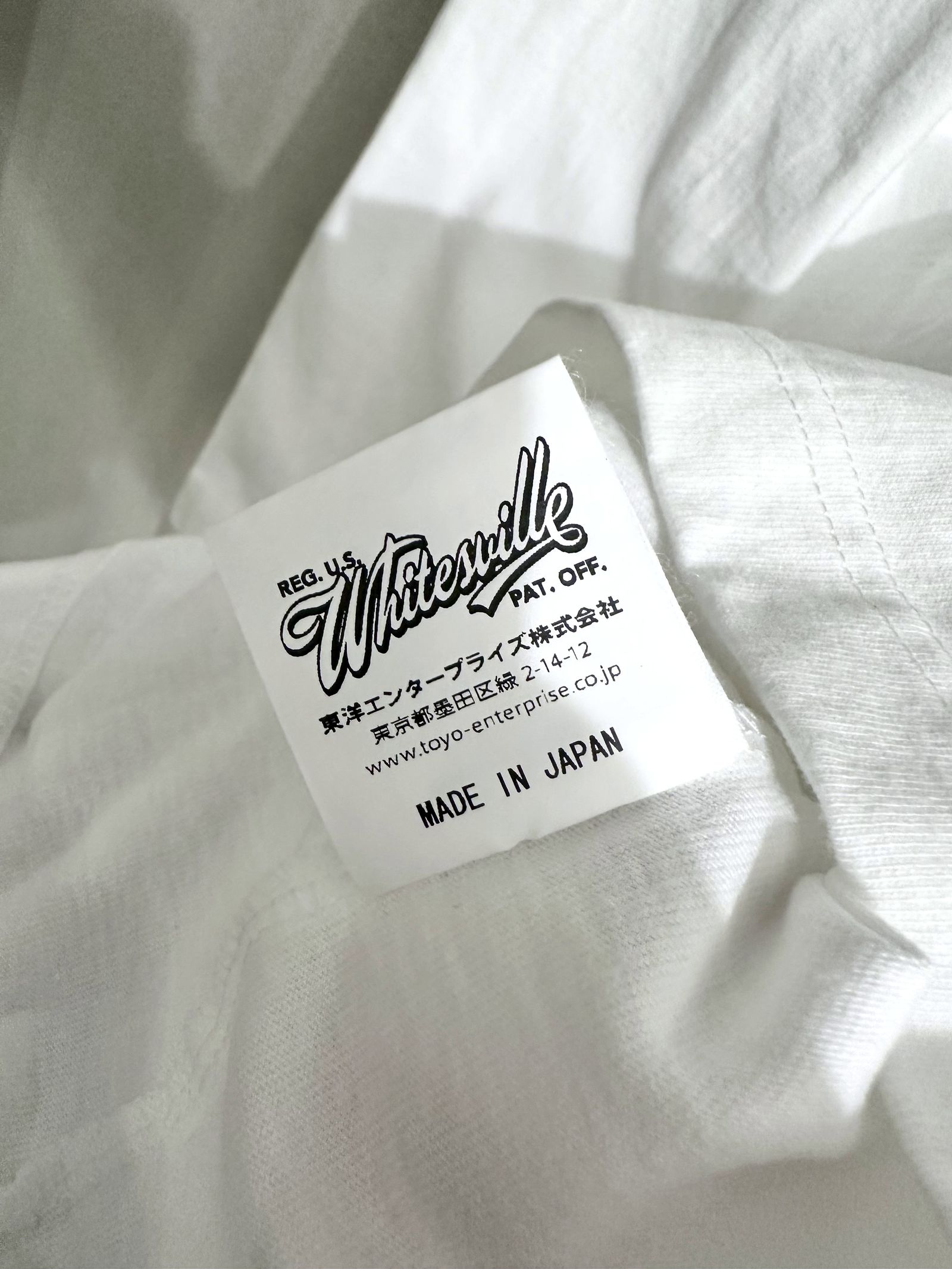 WHITESVILLE / ホワイツビル 14/- HALF SLEEVE FOOTBALL T-SHIRT / 半袖フットボールTシャツ / WV79145 オフホワイト(105)