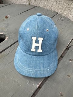 HRR Hワッペン ブルーデニム BB キャップ