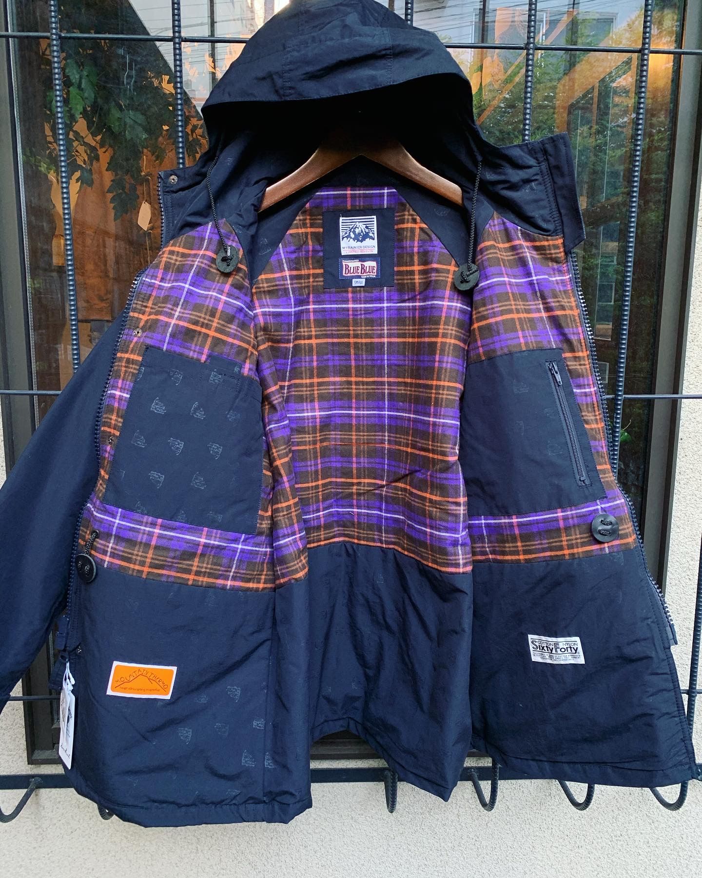Mt.Rainier Design × BLUE BLUE / Mt.THERMO デニムコンビマウンテンパーカー