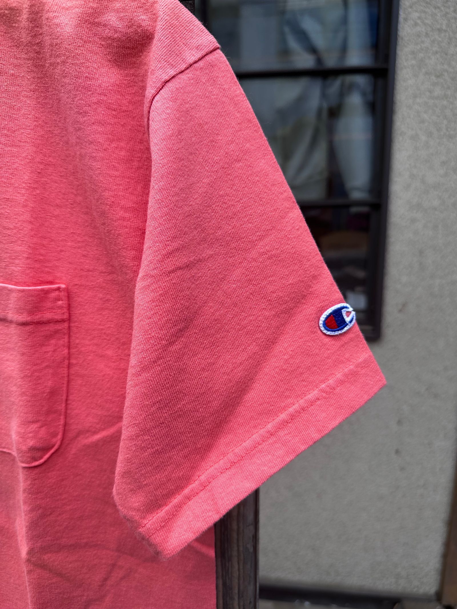 T1011 / ティーテンイレブン / ショートスリーブポケットTシャツ / MADE IN USA / ローズ / デッドストック