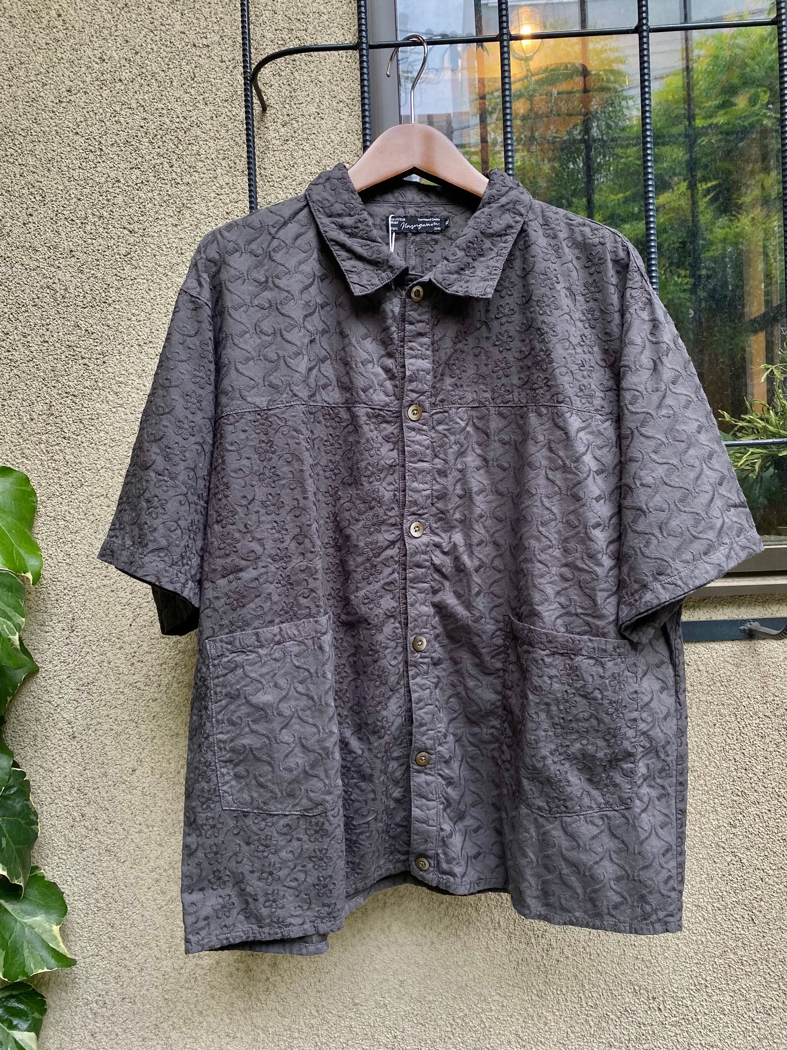 NEEDLE S/S JACKET / チャコール