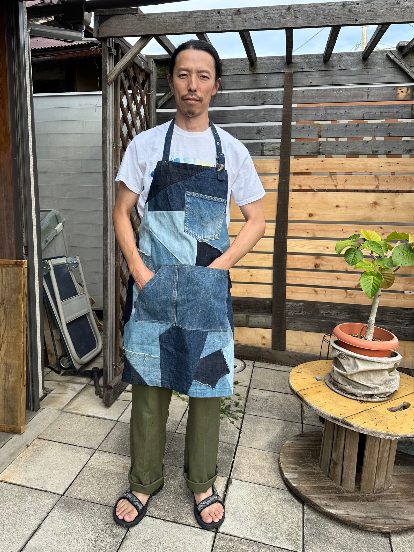 HRR / HRリメイク / パッチワークエプロン