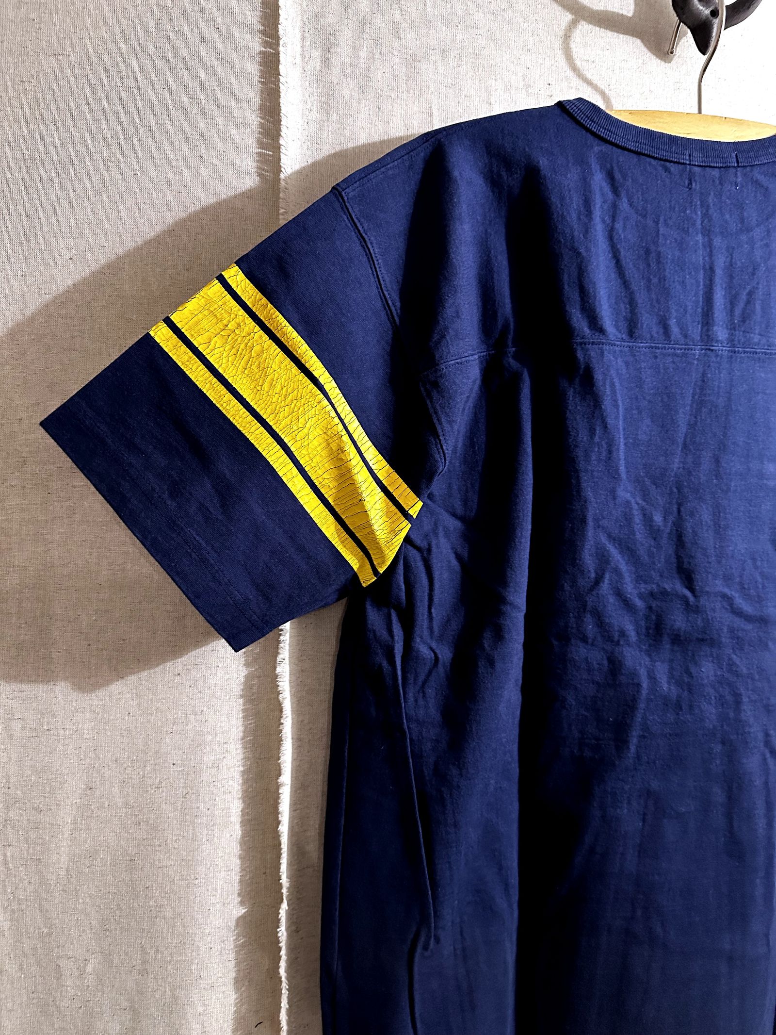 WHITESVILLE / ホワイツビル 14/- HALF SLEEVE FOOTBALL T-SHIRT / 半袖フットボールTシャツ / WV79145 ネイビー(128)