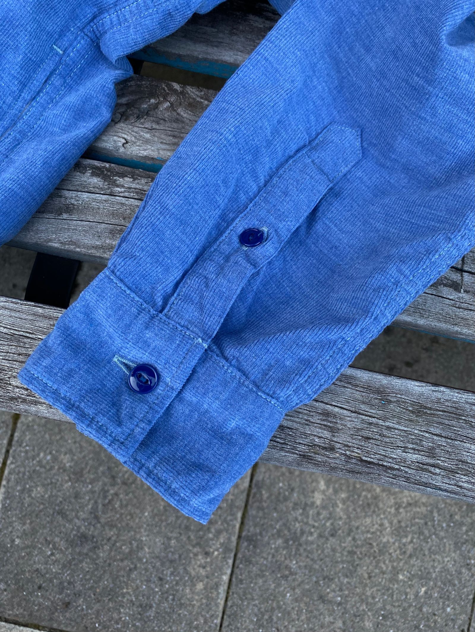 F3482 CORDUROY BALL SHIRT / SAX