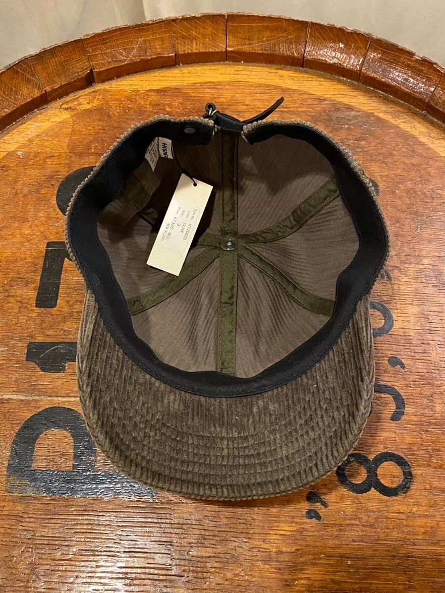 8wel CORDUROY CAP / コーデュロイキャップ / オリーブ