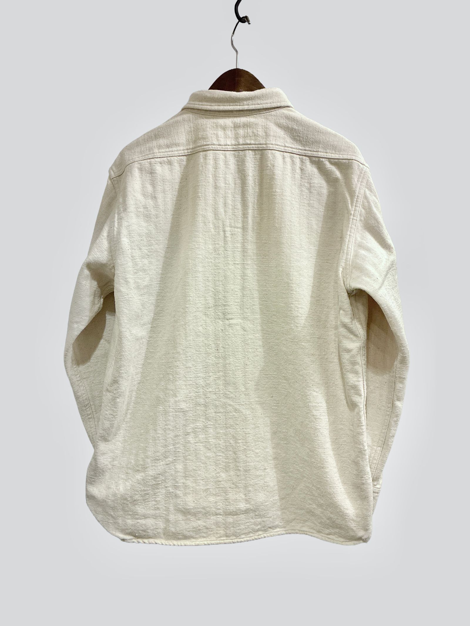 US NAVY CPOシャツ / ナチュラル / ビッグジョン