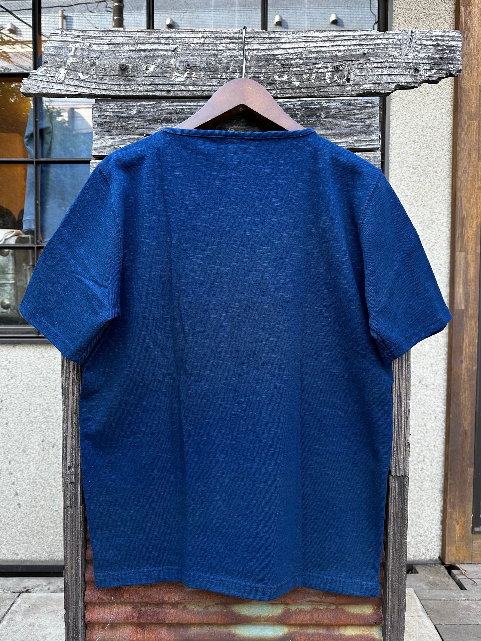 te001SSPK / HDCS ポケットTシャツ / 半袖バスクシャツ / ダークネイビー
