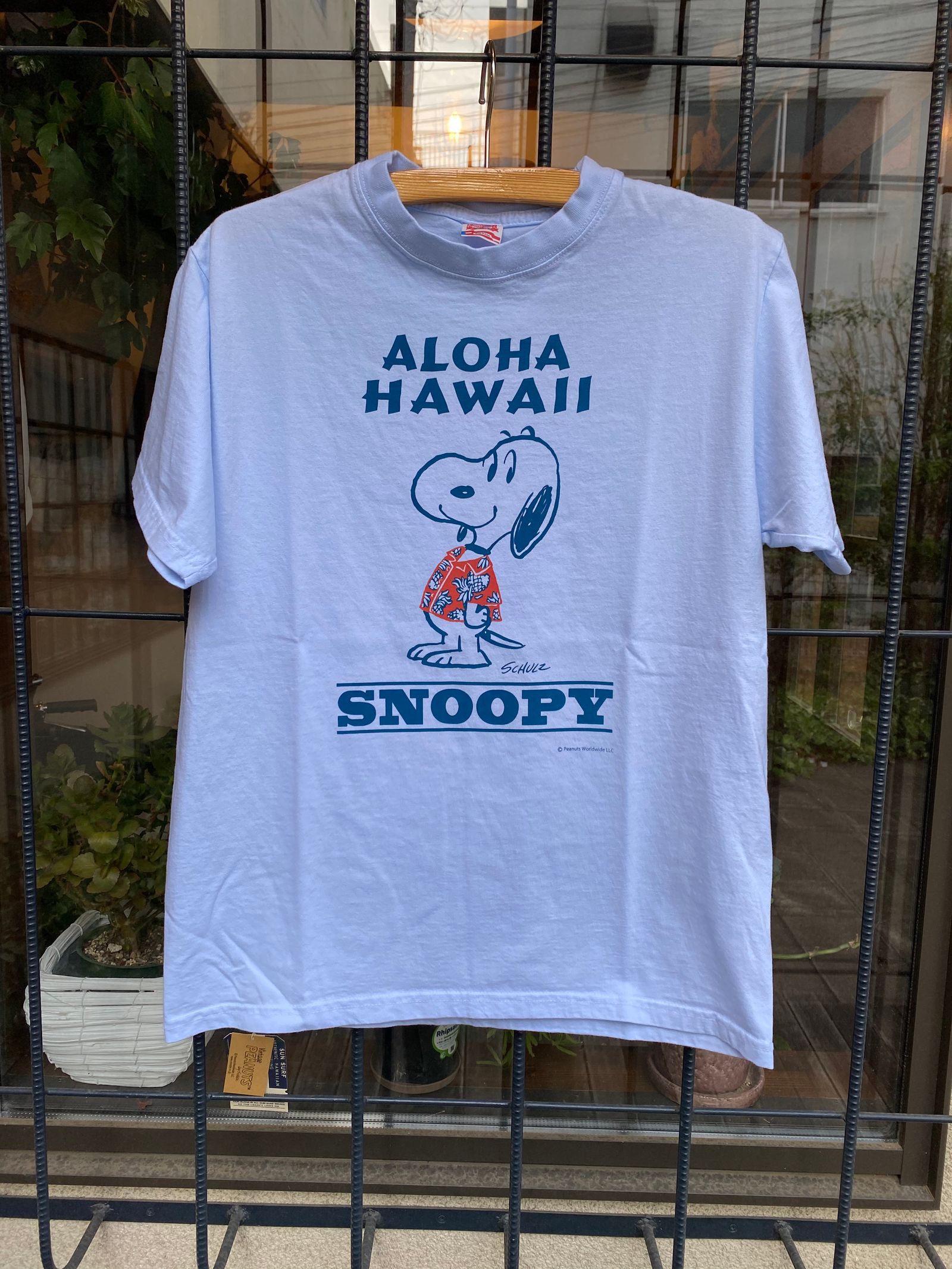 SUN SURF × PEANUTS S/S T-SHIRT / スヌーピーTシャツ ”ALOHA