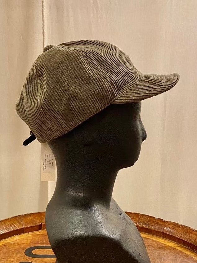 8wel CORDUROY CAP / コーデュロイキャップ / オリーブ