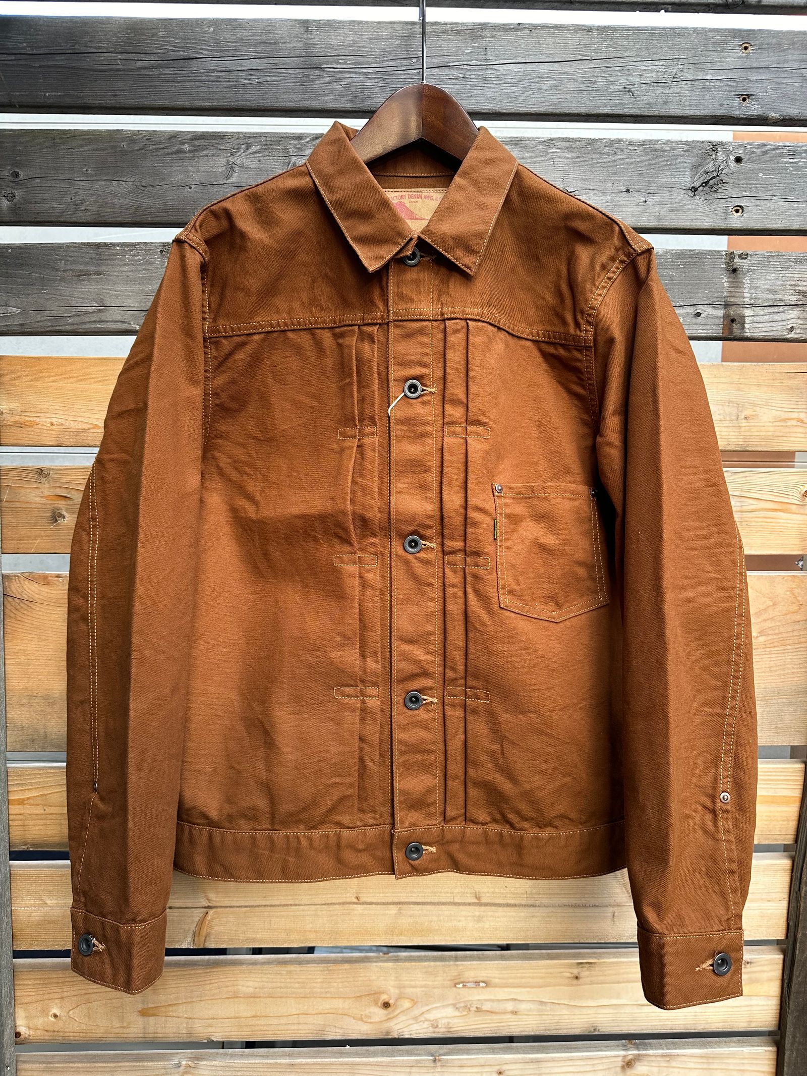 F2445 COTTON DUCK JKT / コットンダックジャケット / ブラウン