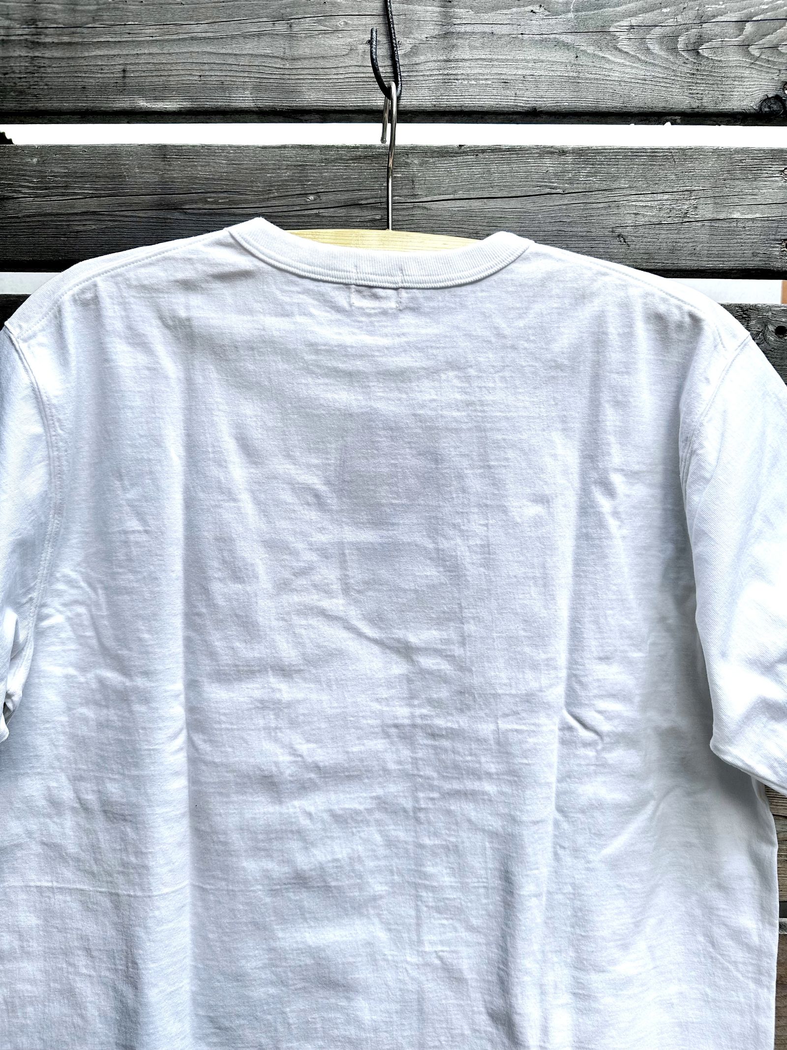 WHITESVILLE / ホワイツビル 14/- HALF SLEEVE RIB T-SHIRT / 半袖リブTシャツ / WV79147 オフホワイト(105)