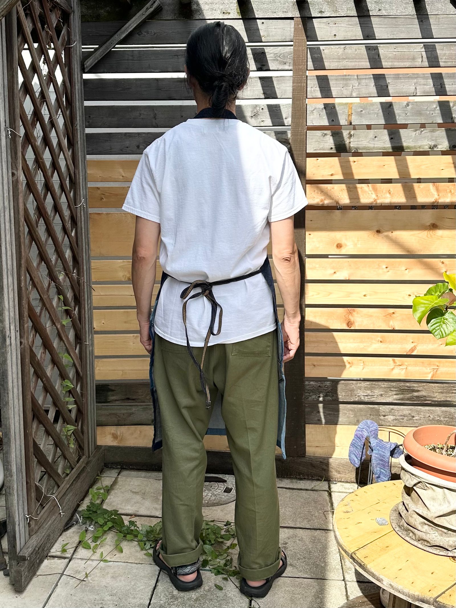 HRR / HRリメイク / レッドラインパッチワークエプロン