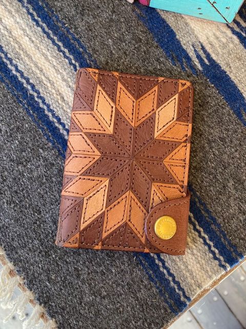 【NasngwamxDamasquina】Lone Star Card Case ローンスターカードケース / ブラウン