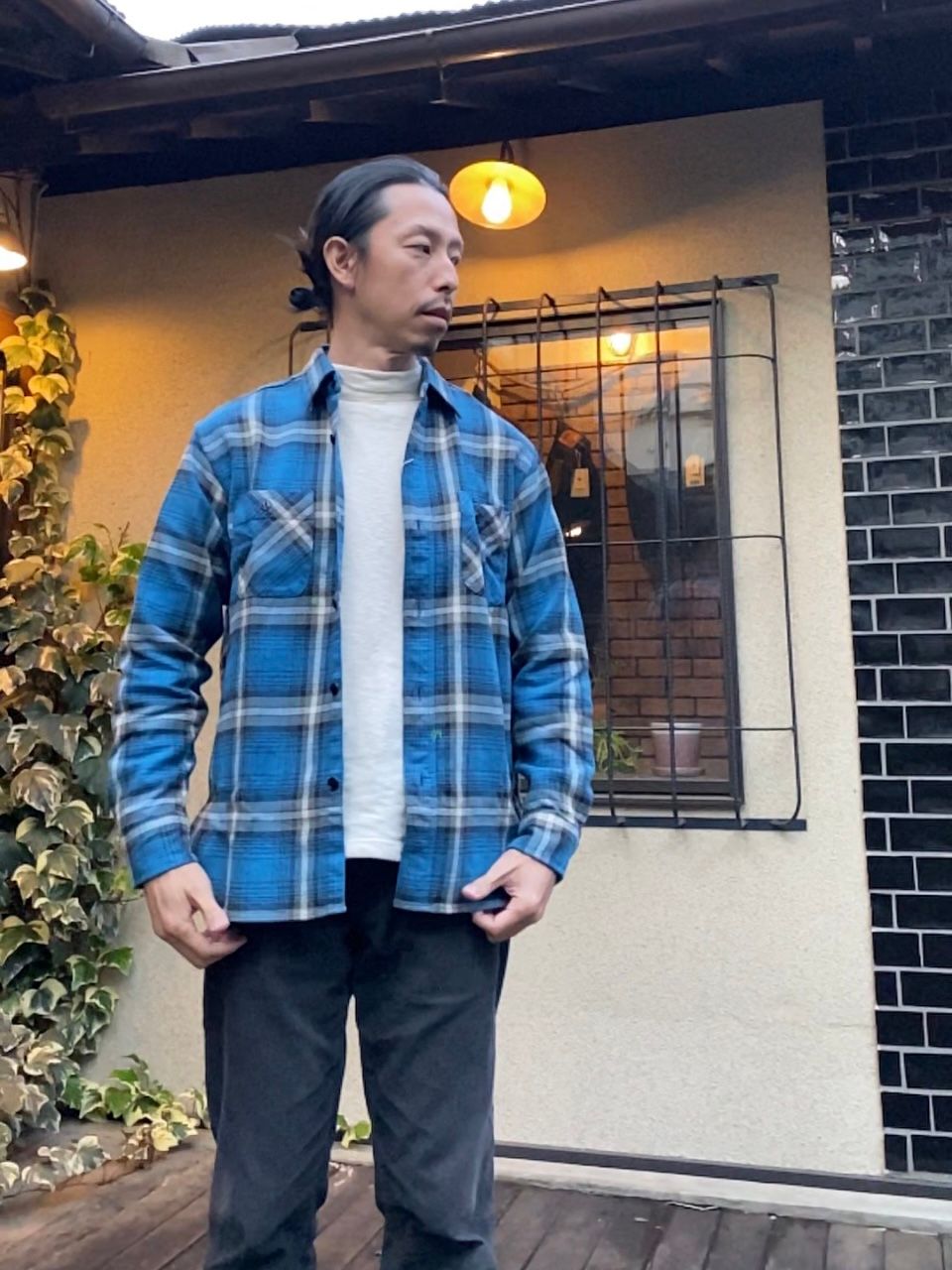 SUGAR CANE - SC28957 / TWILL CHECK WORK SHIRT / ヘビーネルワーク