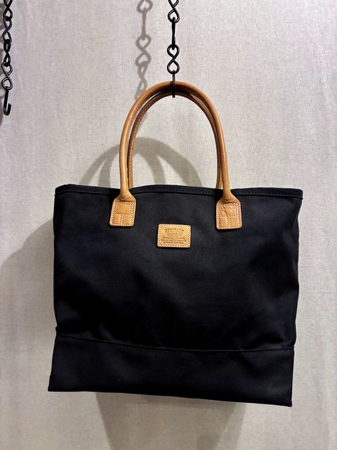 HERITAGE LEATHER CO / ヘリテージレザー / レザーハンドルキャンバストート / ブラック