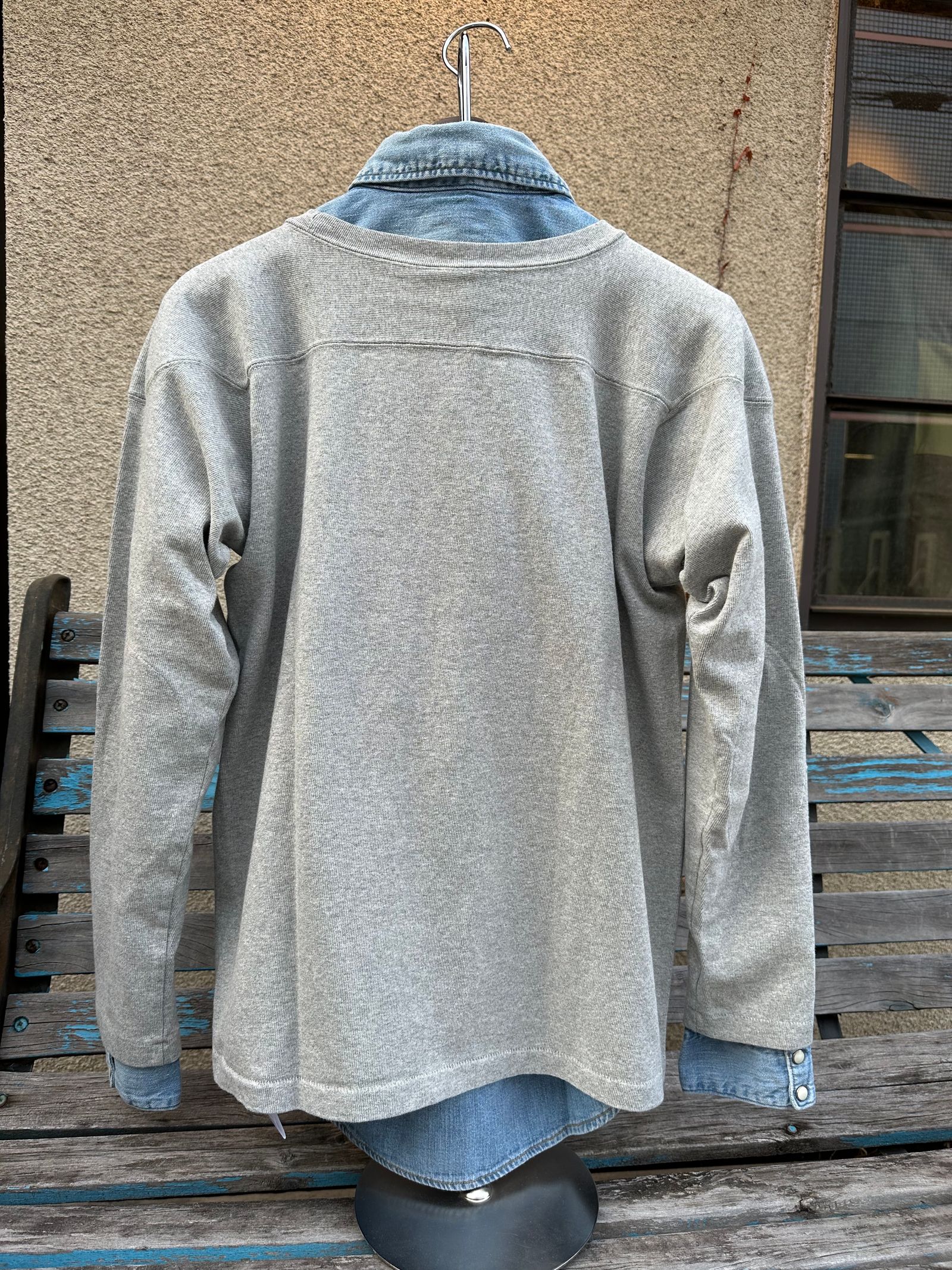 ROCHESTER / ロチェスターコレクション / フットボールロングスリーブTシャツ / オックスフォードグレー