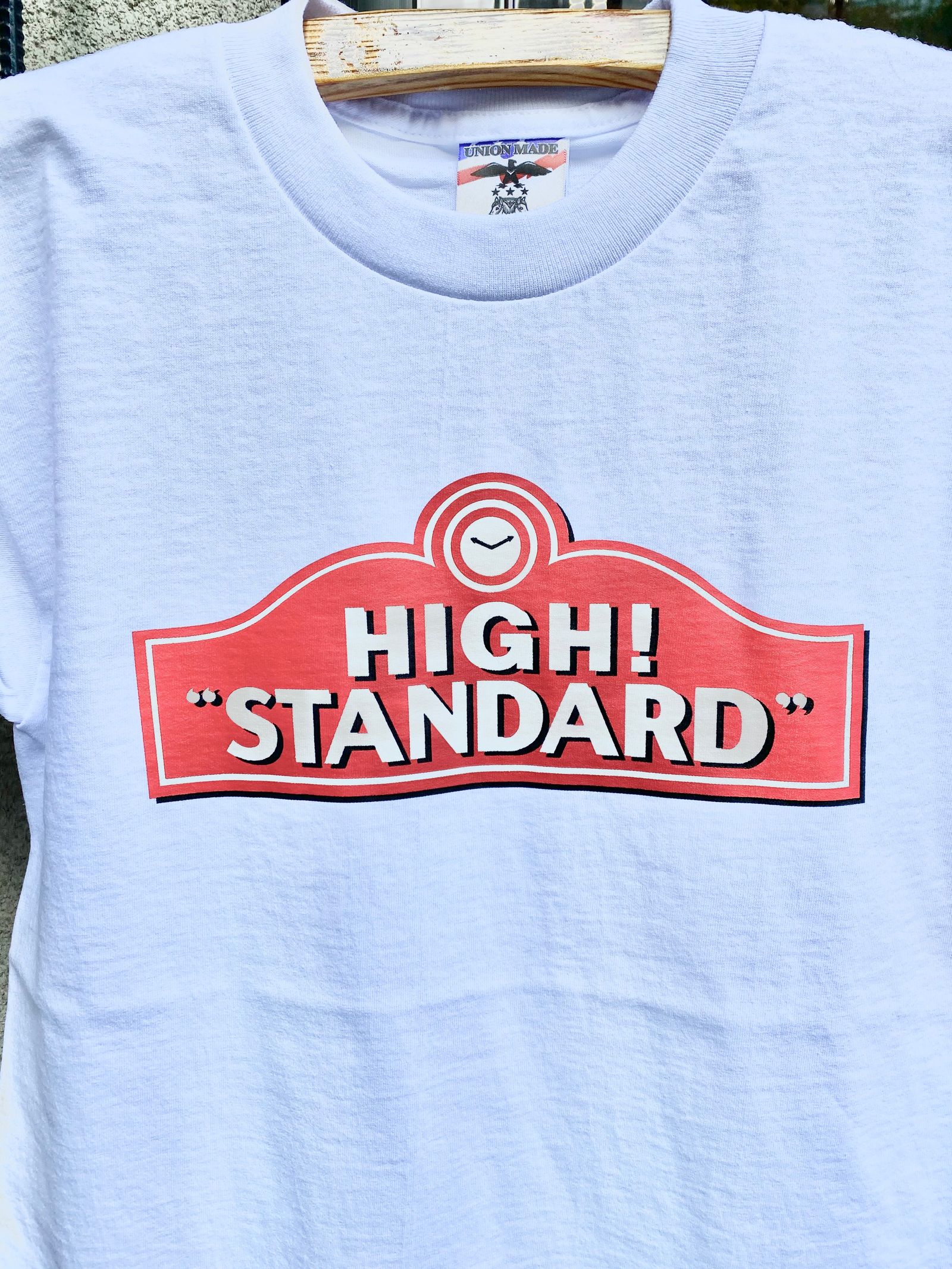 HIGH! STANDARD / ハイスタンダード / ハウスロゴTシャツ / ホワイト