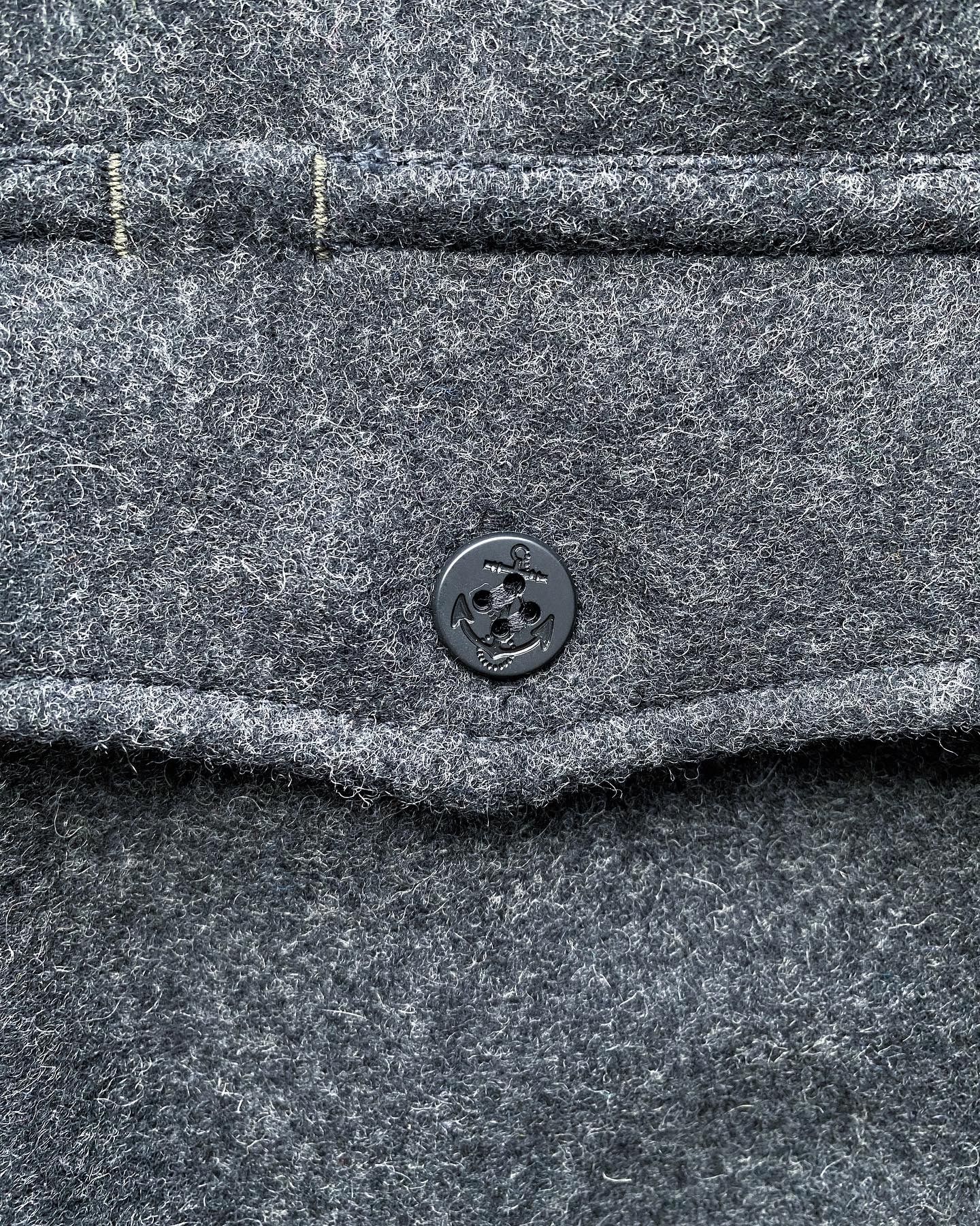 ブラッシュドウールモッサ CPOシャツ / CH GREY