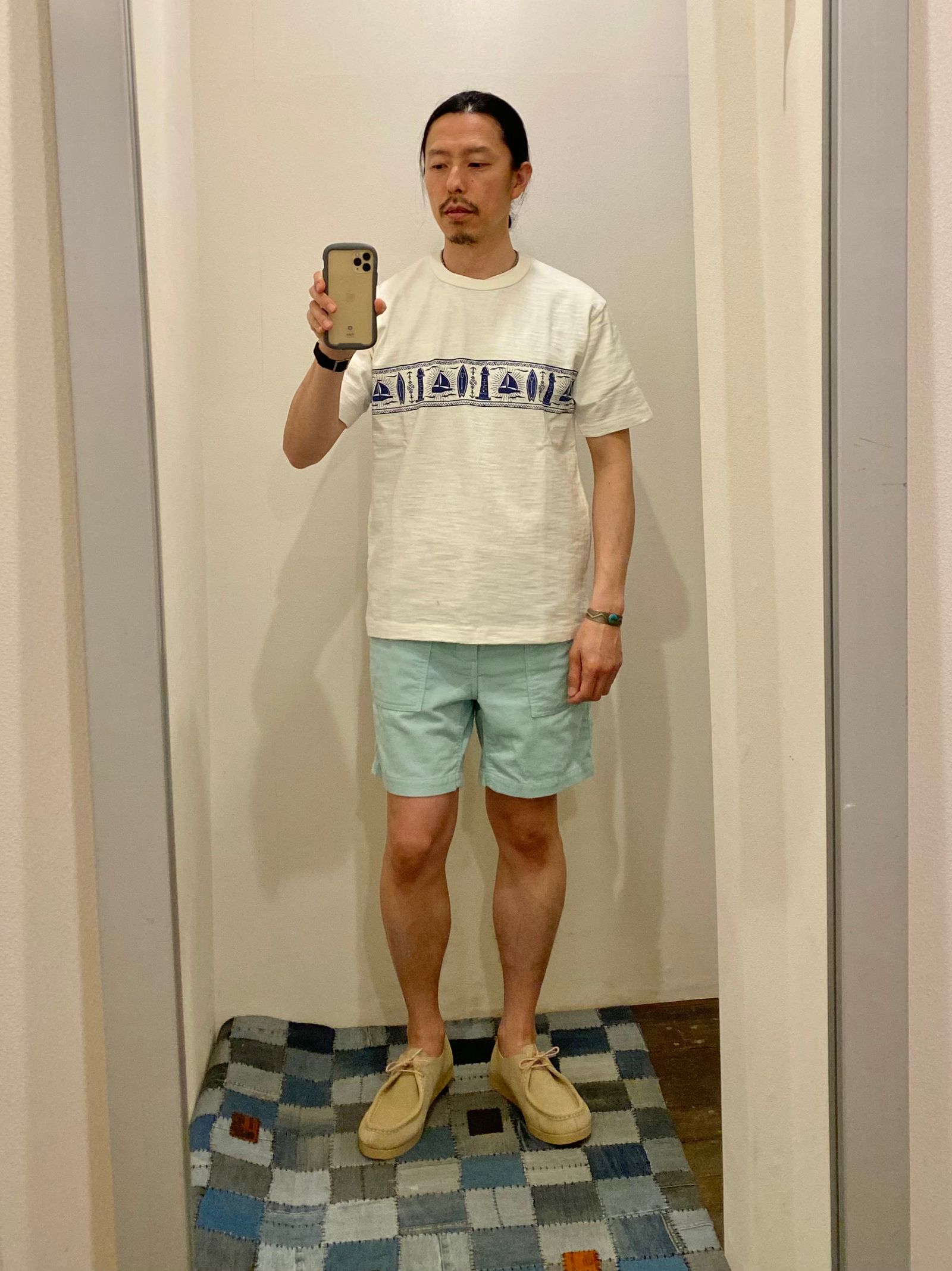 サンサーフ / SUN SURF / Tシャツ "ISLAND VIEW" オフホワイト