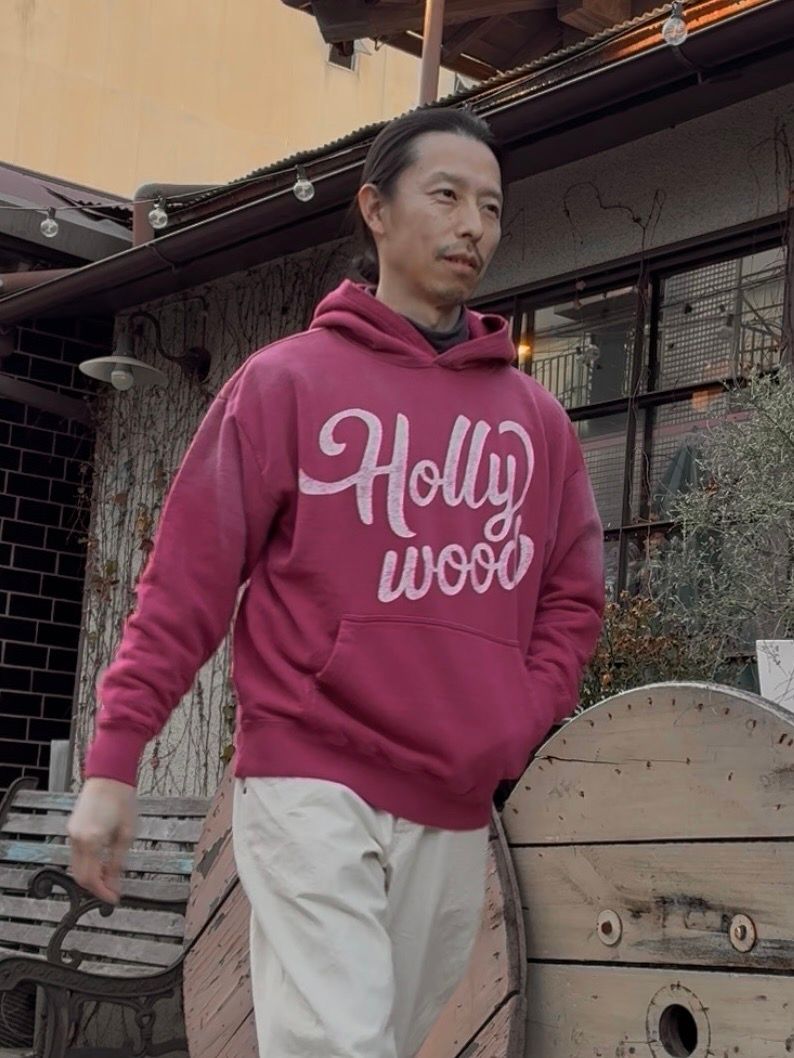 スワッシュ HOLLYWOOD ピールドオフプリントフーディ/ スウェットパーカー / レッド / ハリウッドランチマーケット